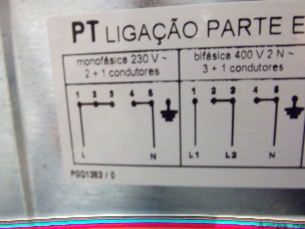 Esquema de ligação monofásica