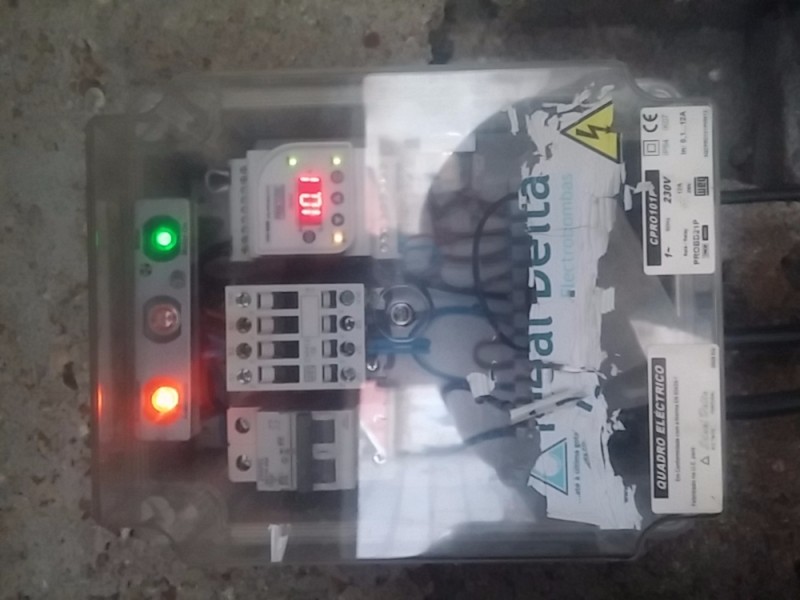 Foto do quadro eléctrico